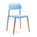 PP Chair With Wood Legs