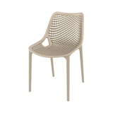 Hollow out stackable plastic chair