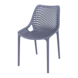 Hollow out stackable plastic chair