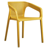 Hollow Out Stackable Plastic Chair