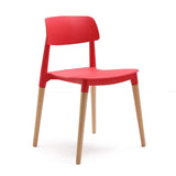 PP Chair With Wood Legs