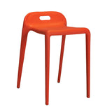 Low Plastic Stool Stackable