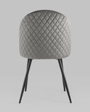 Hot Sale Dark Grey Velvet Dining Chair