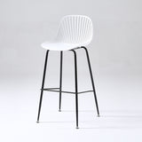 PP Material Bar Stool with Metal Base