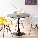 Round tulip dining table