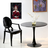 Round tulip dining table