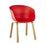 Plastic Armchair With Metal Legs