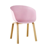 Plastic Armchair With Metal Legs