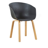 Plastic Armchair With Metal Legs