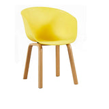 Plastic Armchair With Metal Legs