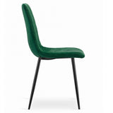 Forest Green Velvet Dining Chair