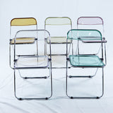 Transparent folding chair