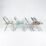 Transparent folding chair