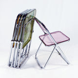 Transparent folding chair