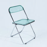 Transparent folding chair