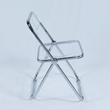 Transparent folding chair