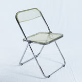 Transparent folding chair