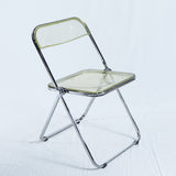 Transparent folding chair