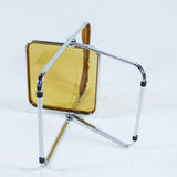 Transparent folding chair