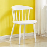 Stackable plastic dining chair