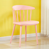 Stackable plastic dining chair