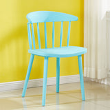 Stackable plastic dining chair