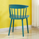 Stackable plastic dining chair