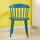 Stackable plastic dining chair