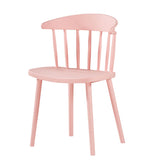 Stackable plastic dining chair