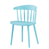 Stackable plastic dining chair