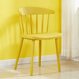 Stackable plastic dining chair