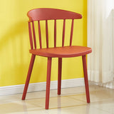 Stackable plastic dining chair