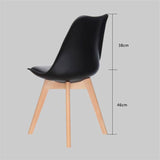 Wood legs  tulip dining chair