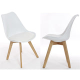 Wood legs  tulip dining chair