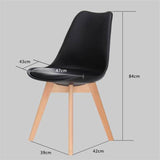 Wood legs  tulip dining chair